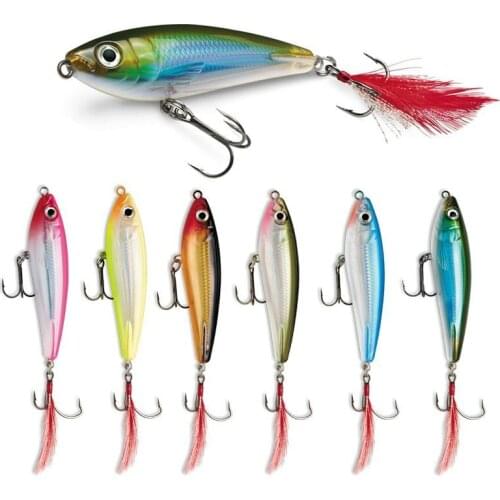 8cm/12g top water pencil wobblers fishing lure surface dog walking whopper plopper popper for outdoor poper minnow hardbait