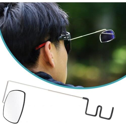 Bicycle helmet rearview mirror, multi-angle adjustable safety rearview mirror, reflective convex mirror, convex rearview mirror