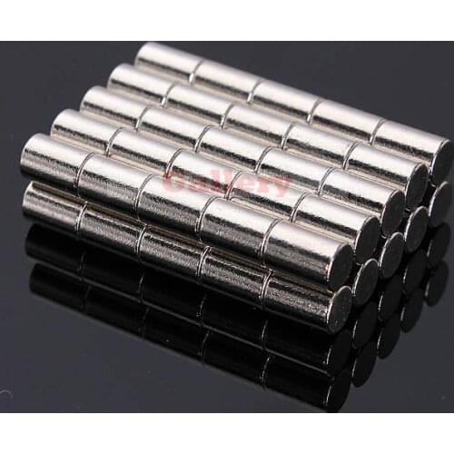 250pcs N52 Strong Cylinder Magnets Rare Earth Neodymium 4*6 Mm Iman Neodimio 50mm