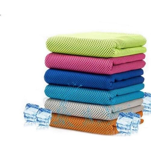 4pcs Microfiber Cooling Towel Swimming Towels Outdoor Camping Hiking Cycling Gym Yoga Towel Sports Towel Instant Cool Ice Face