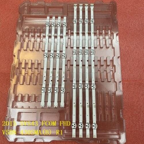 8pcs LED bar for Samsung UN43J5200 UN43J5300 UE43J5200 UN43J5200AG BN96-46570A 46571A 38878A 38879A 37294A 37295A