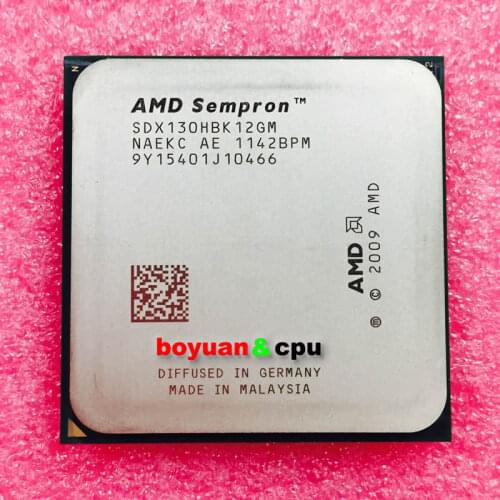 AMD Sempron 130 X 130 X130 2.6G Single-Core CPU Processor SDX130HBK12GM / SDX130HBK12GM Socket AM3
