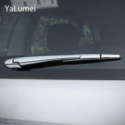 For Nissan Patrol Y62 2013-2018 ABS Chrome Rear Trunk Window Wiper Arm Blade Cover Trim Overlay Nozzle Garnish Accessories