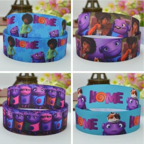 10 Yards 22mm 7/8" cute cartoon Printed grosgrain ribbon hair bow Headwear DIY hair accessories retail B0929