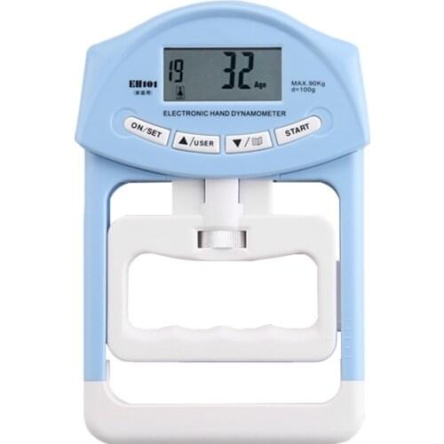 Free Shipping Brand New 198 Lbs Digital Electric Hand Dynamometer Grip Strength Measurement Powers Meter Accurate Measurement