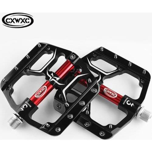 CXWXC GUB Flat Bicycle Pedals with 3 Sealed Bearings, Flat Wide Platform Pedals, Wide Platform Pedals, MTB Bicycle Accessories