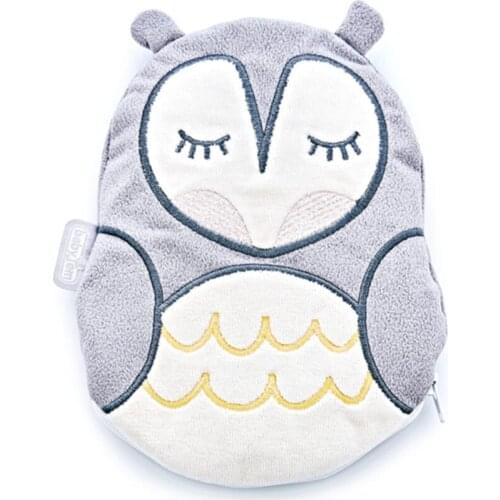 Gray Cherry Core Pillow Baby Carminative 100 Natural Zipper Washable Sheathed Owl Patterned Pillow Baby Accessory