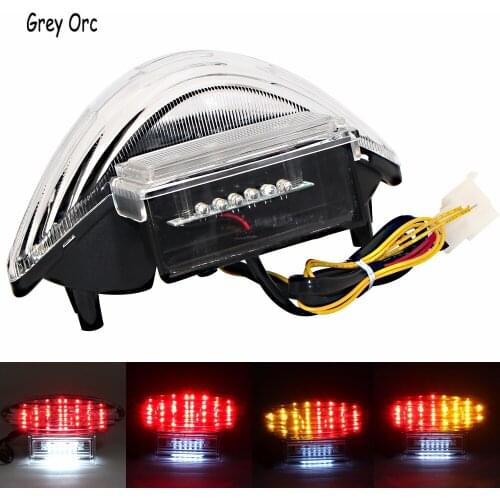 For Suzuki Hayabusa GSX1300R Katana GSX600F GSX750F Tail Light Brake Turn Signal Integrated LED Motorcycle Accessories