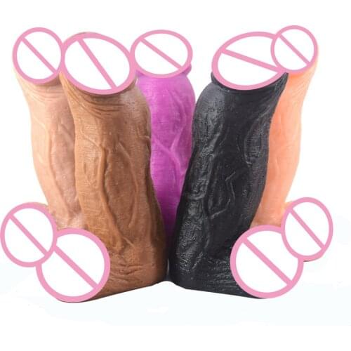 Giant Penis Tough Surface Sex Toys Huge Realistic DildoFor Women Fist Horse Dildo vagina Stuffed Stimulate Lesbian