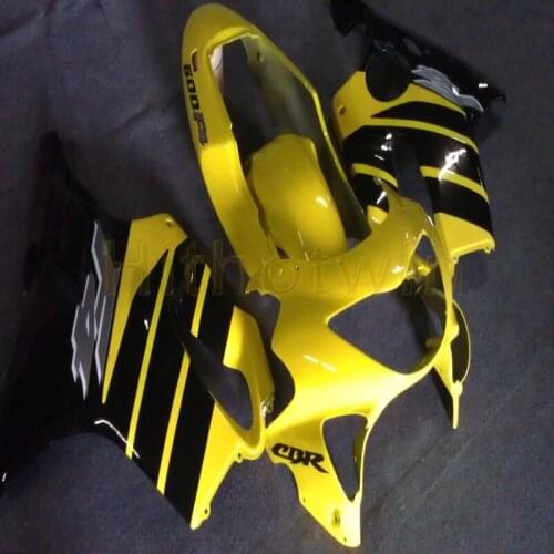 Custom motorcycle cowl for CBR600F4 1999-2000 CBR 600 F4 ABS Fairing body kit+Bolts+Injection mold yellow