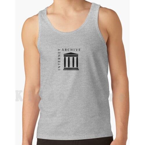 Internet Archive Shirt tank tops vest 100% Cotton Internet Culture 90S 1990S Hacker Coder Computer Cyber Open Source
