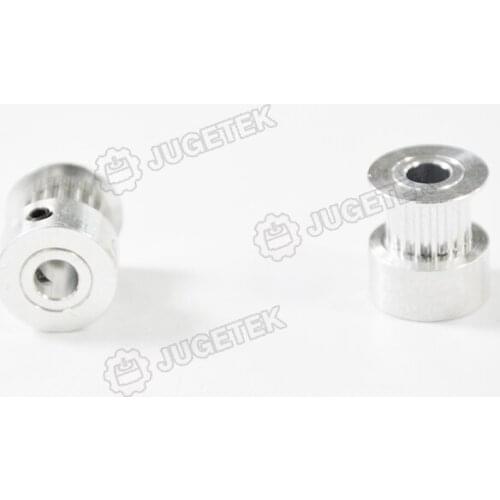 JUGETEK Hot Sales GT2 Pulley 16 Teeth 3.175mm Bore for 3mm Width Belt for 3D Printer Part GT2 Timing Pulley