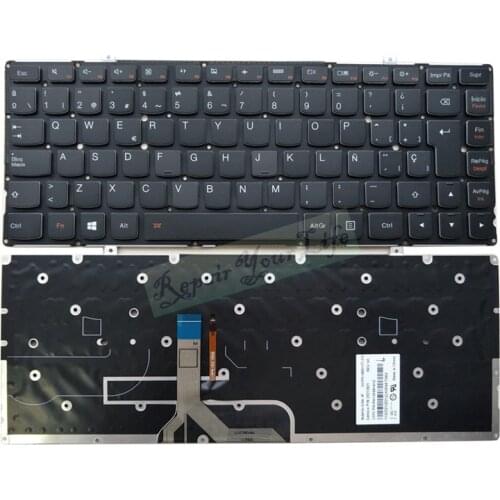 Laptop keyboard SP Spanish for lenovo YOGA 2 PRO Yoga2 13 Yoga2 Pro13-ISE 1325212821 PK130S91A12 HMB8110TLA02 backlit black hot
