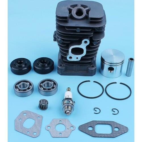 41.1mm Cylinder Piston Crankshaft Bearing Oil Seal Kit For Partner Formula 400 / 5000 350 351 352 370 371 390 401 420 Chainsaw