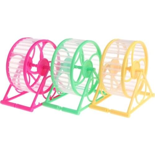 2020 New Pet Jogging Hamster Mouse Mice Small Exercise Toy Running Spinner Sport Wheels