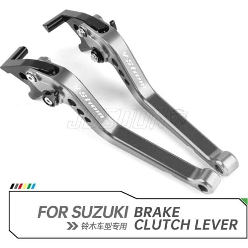 NEW For SUZUKI V-Strom 250 650 DL650 DL250 Vstrom 650/XT Short Motorcycle Accessories CNC Adjustable Brake Clutch Levers