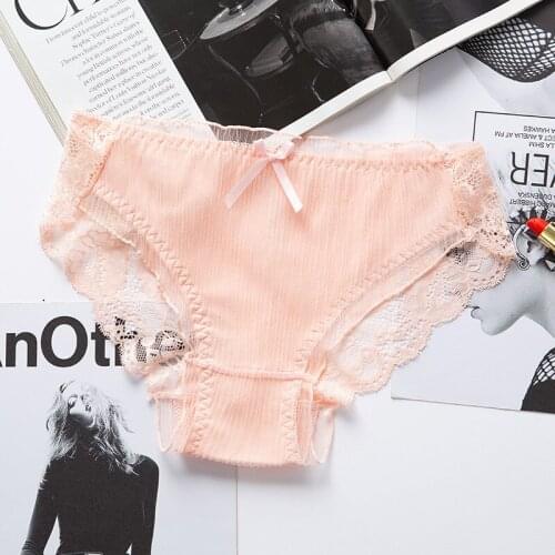 Sexy Lace Panties For Women Underwear Fashion Panty Lingerie Breathable Hollow Out Briefs Low-Rise Panties Female Underwear