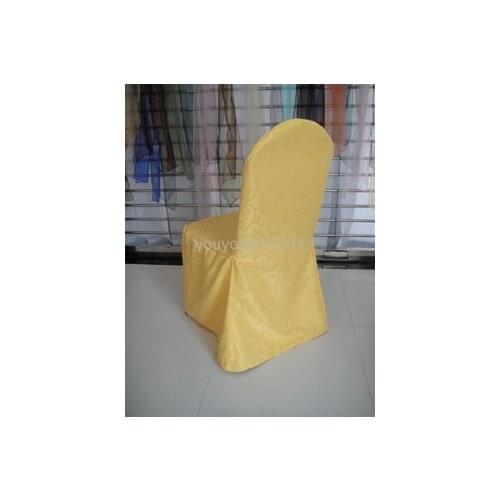 Standard Gold damask chair cover