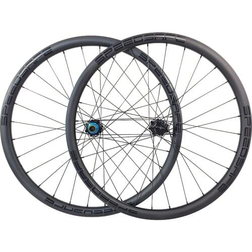 Light BOOST tubeless carbon wheels 29er MTB XC 34mm x 30mm Yuniper straight pull 6 bolt 110mm 148mm Shim microspline XD XX1 12S