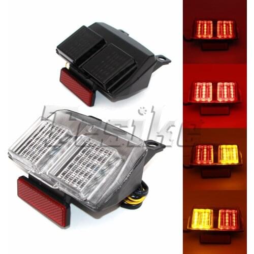 LED motorcycle taillight For Ducati 748 916 996 1994-2003 998 998R 2002-2004 Diesel Chrome Brake Turn Signals Integrated