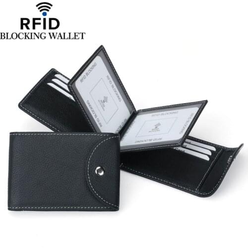 Weduoduo New ID Business Credit Card Holder Men Wallet Cover Case Driver License Auto Document Of Car For Porte Carte Cardholder