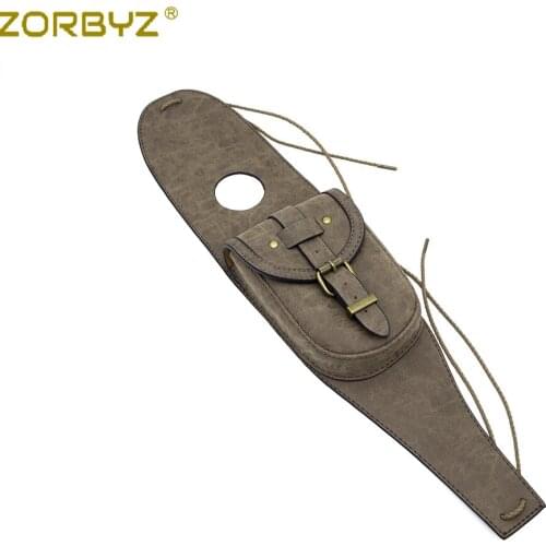 ZORBYZ Motorcycle Retro PU Leather Fuel Tank Cap Cover Panel Bag For Harley Sportster XL 883 1200 48