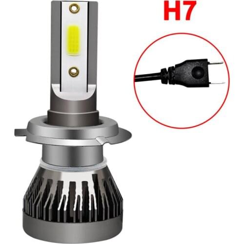1PC H7 LED Headlight Kit 120W 26000LM High COB Bulbs White High Power 6000K Bright Led Fog Light Car Accessories