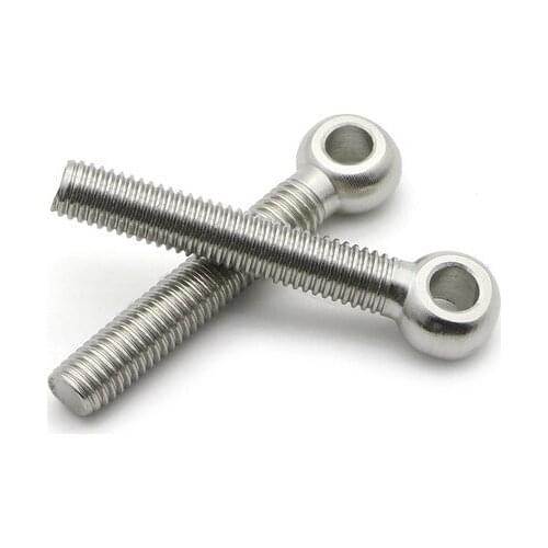 1pcs M16 stainless steel union bolts screws rings articulated screw with hole bolt 60mm-200mm length