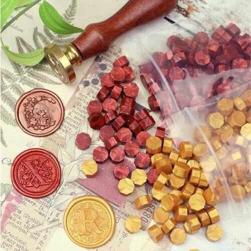 100Pcs/Lot Vintage Sealing Wax Tablet Pill Beads Granule/Grain/Strip Sticks for Envelope Wedding Wax Seal Ancient Sealing Wax
