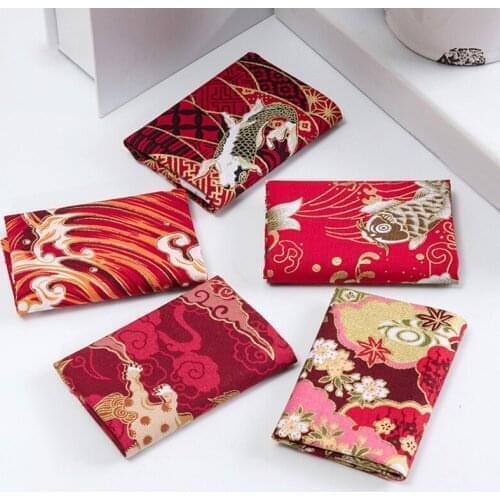 5Pcs Crafts Sewing Sewing Fabric Cloth Cotton Floral Fabric 20x25cm DIY Fabric Bag Clothes Multicolor Colors