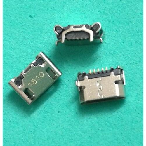 50pcs/lot new Micro mini usb jack socket connector for Asus K012 Fonepad 7 FE170 charger Charging port B Type repair