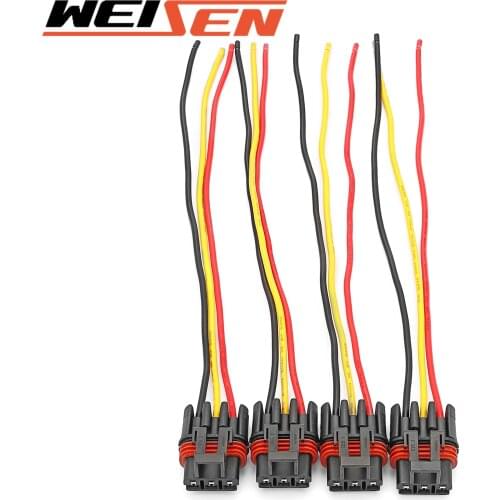 UTV Accessories For Polaris 2018-2021 Ranger Crew XP 1000 / RZR RS1 4 Pcs Pulse Power Bus Bar Pigtail Connector 16 Gauge Wire