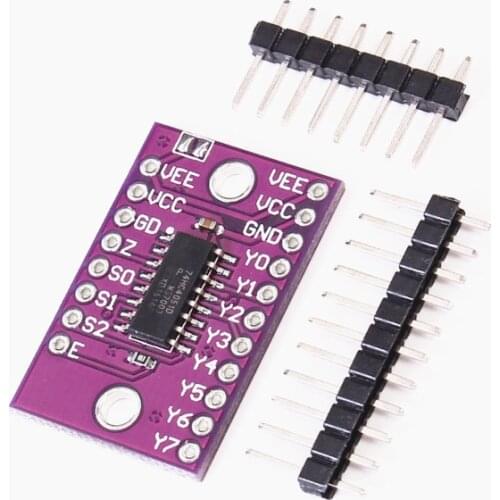 74HC4051 8-Channel-Mux Analog Multiplexer Demultiplexer Module for Raspberry Pi