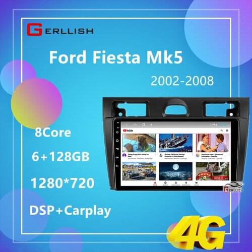 Android Ford Fiesta Mk VI 5 Mk5 2002-2008 Built - in Car Radio Multimedia Video Player GPS Navigation Stereo