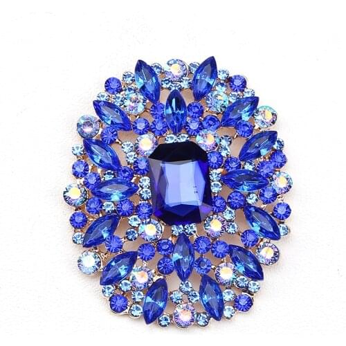 Beadsland Alloy Inlaid Rhinestone Brooch Design Fashionable High-end Clothing Accessories Pin Woman Gift MM-85