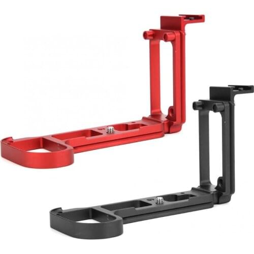 Quick Release Plate Aluminium Alloy Handle L Vertical Shooting Bracket Quick Release Plate with Hot Shoe Mount for Nikon Z6/Z7