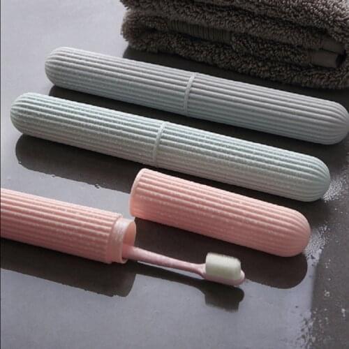 Outdoors Portable Toothbrush Box Holder Cover Protect Holder Toothbrush Case Bathroom Accessories Travel Storage Dust-proof Case
