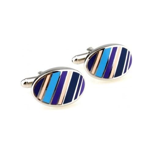 3 Colors TZG02640 Enamel Cufflink Cuff Link 15 Pairs Wholesale Free Shipping
