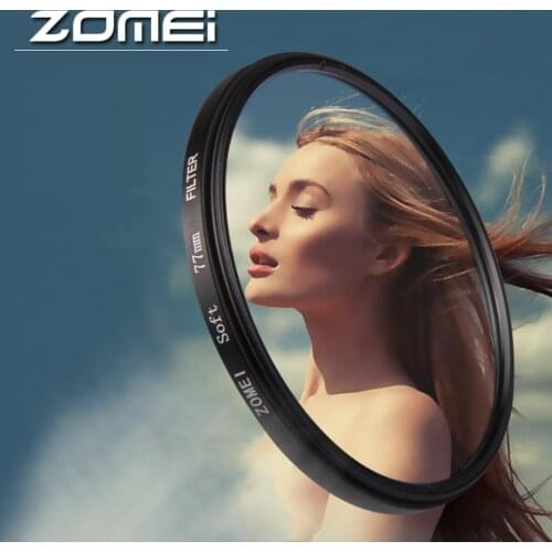 ZOMEI 52/55/58/62/67/72/77/82mm Dreamy Hazy Soft Focus Special Diffuser Portrait Filter Lens For Gital SLR DSLR Camera