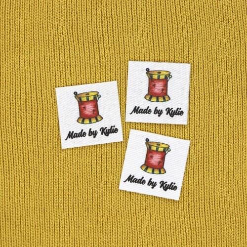 96piece Ironing Labels, Logo or Text, Personalized Brand , Clothing Labels, Free shipping, Custom Design, Cotton tags (YT124)