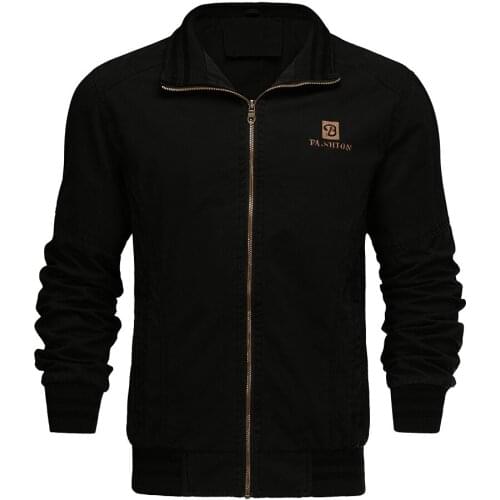 Fashion Mens Winter Casual Solid Long Sleeve Warm Zip Pocket Slim Coat Windbreaker Jacket Military Baseball Coats Clothing