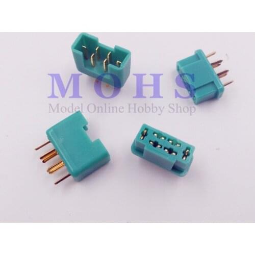 MOHS 5/10pairs/lot high quality plug gold-plated MPX plug male female connectors