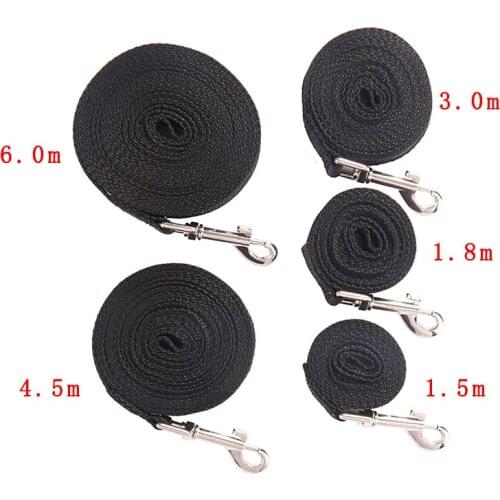 Pet Dog Leash Nylon Leash For Dogs 5Colors 1.5M 1.8M 3M 4.5M 6M Walking Training Leash Cats Dogs Harness Collar Leash Strap Belt