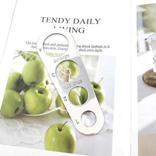 New Stainless Steel Spaghetti Ruler Noodle Measuring Device Noodle Ruler 4 Hole Noodle Measuring Device Kitchen Noodle Tool