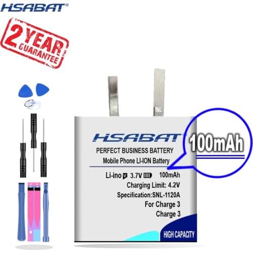 New Arrival [ HSABAT ] 100mAh Replacement Battery for Fitbit Charge 3