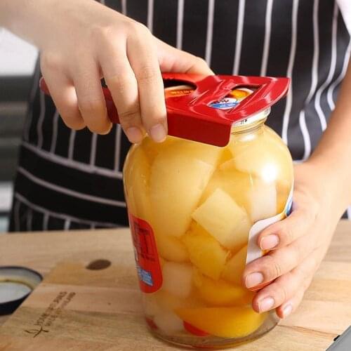 2-in-1Jar Opener Screw Cap Jar Bottle Opener Easy Grip Opening Quick Twist Non-slip Multifunction Lid Off Gadgets Opener Bo Y1N3