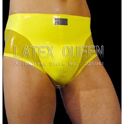 Sexy latex shorts for men