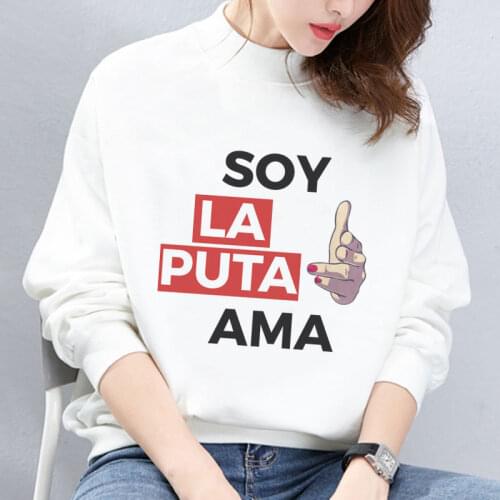 New The House Of Paper Hoodie Money Heist La Casa De Papel hoodies Gothic tops Fashion Female Women Clothes