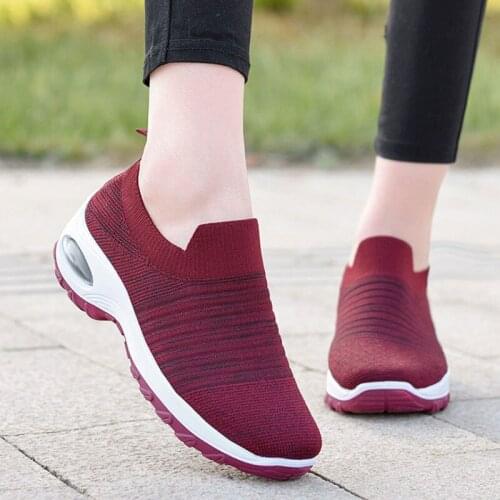 Women Flats Creepers Slip On Shoes Moccasins Loafers For Women Ballet Flats Air Cushion Thick Sole Ladies Luxury Shoes Footwear