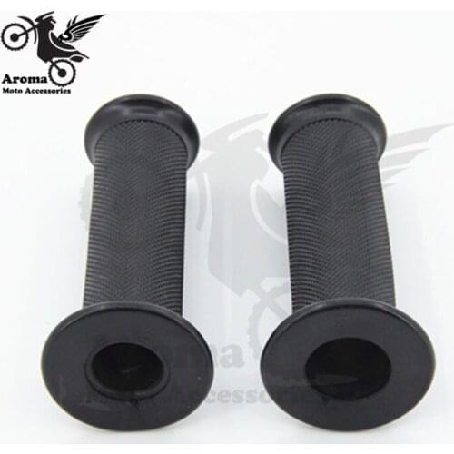 1 pair black rubber 22mm 24mm universal part moto girp for kawasaki honda suzuki yamaha Harley Ducati KTM motorcycle handlebar
